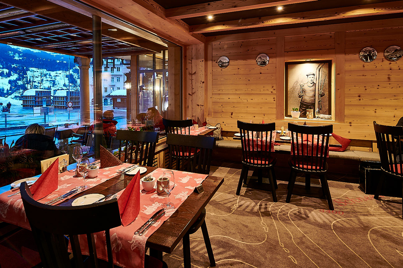 Unser A la carte Restaurant ist im gemütlichen Alpenchic-Stil