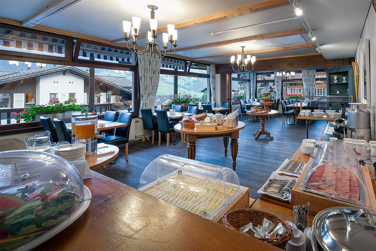 Restaurant de l'hôtel Jungfrau Lodge à Grindelwald