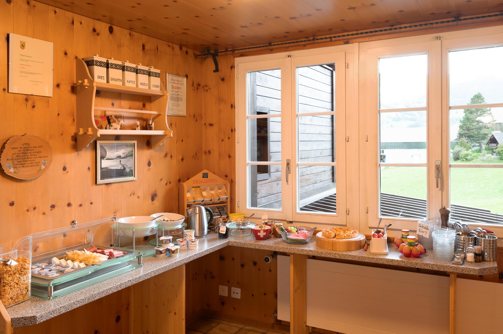 Frühstück in Lehmann's Herberge