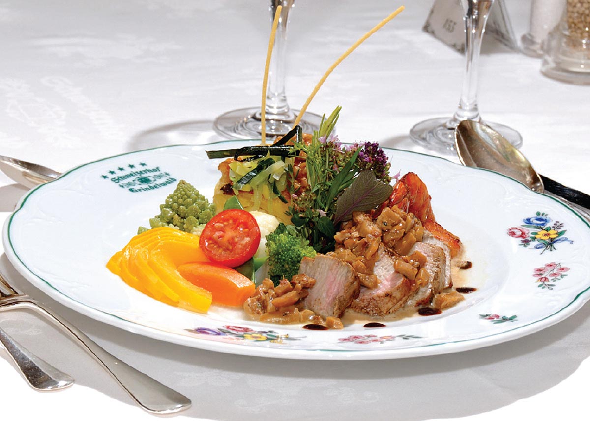 Kulinarische Genüsse nach Herzenslust im Romantik Hotel Schweizerhof in Grindelwald