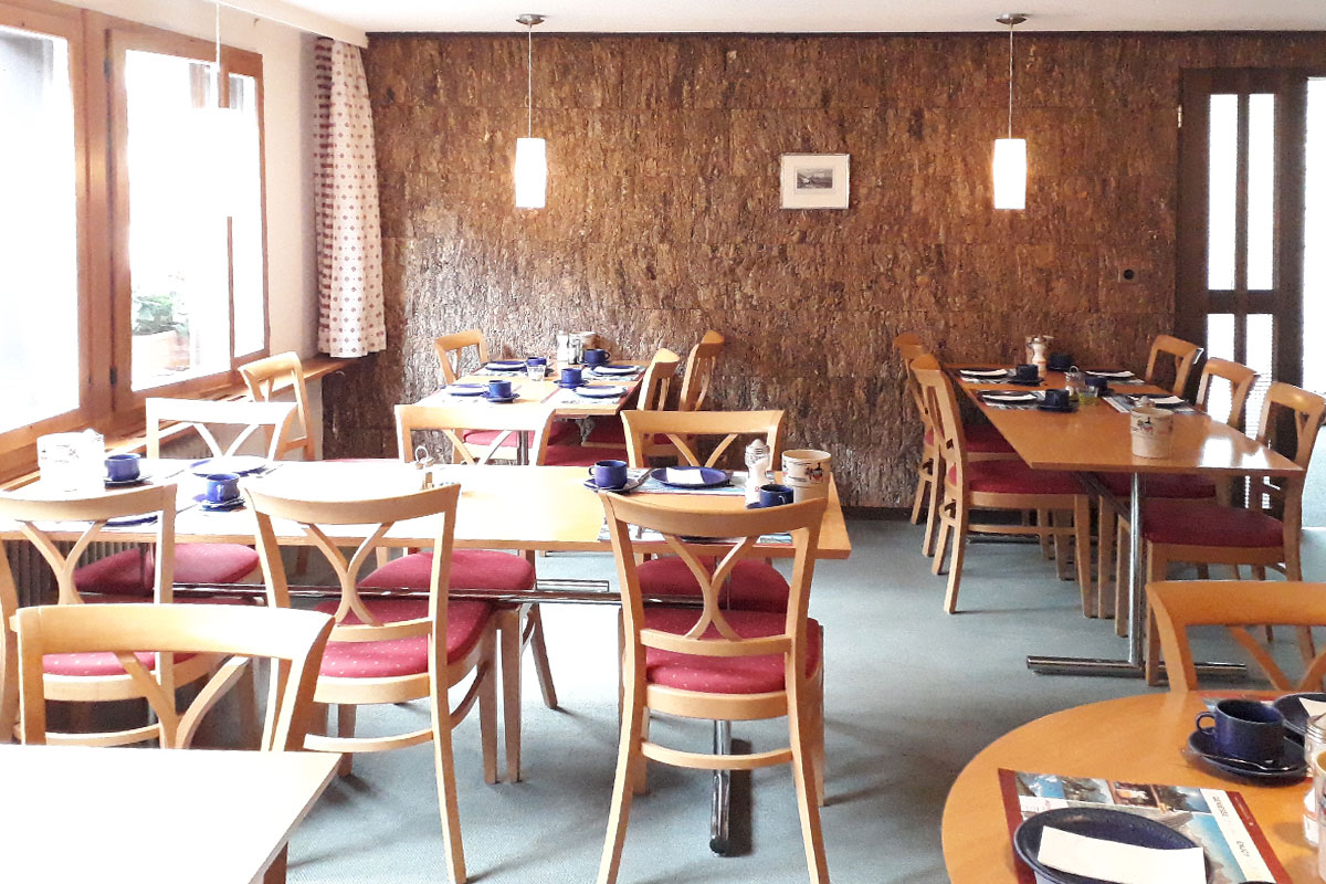 Frühstück im Hotel Tschuggen in Grindelwald